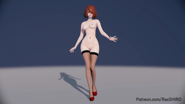 MMD Sexy Walk Abyss Elen 2B R RaxShiro