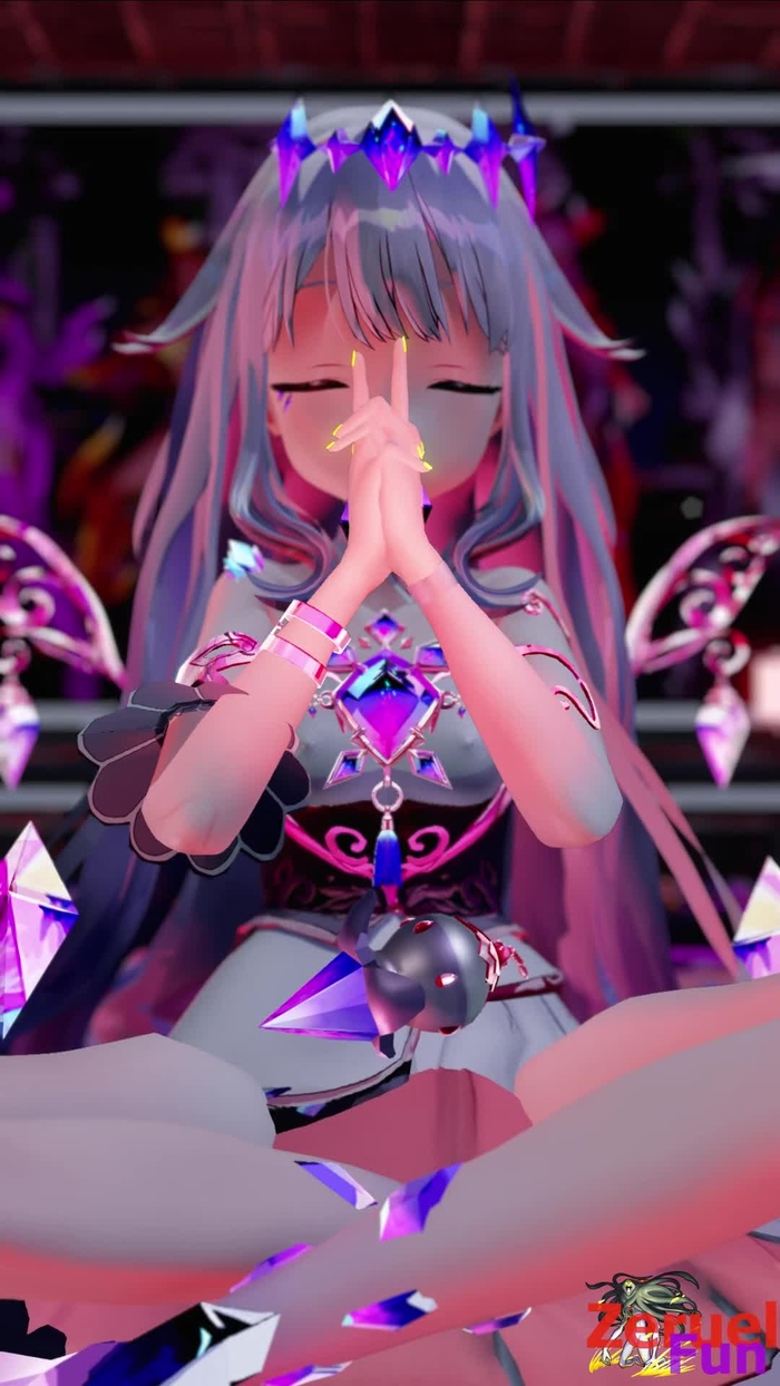 MMD R18 Tall HoloEN 『Kill EVERYBODY - Skrillex』 [Finger Dance] Bij*u v2