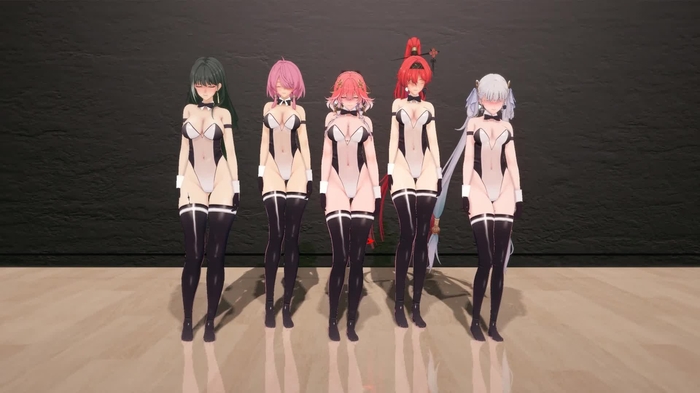 Koikatsu mmd) Wuthering waves 5P Bunnystyle ( sex)