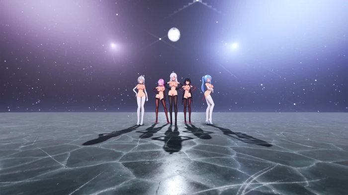 MMD V家屁股翘又圆