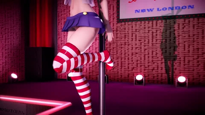[MMD R-18] Shimakaze - エロ蹲踞ダンス2018
