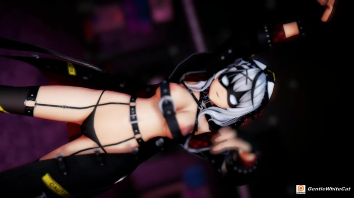 【MMD-R18】沙花叉クロヱ || Sakamata Chloe【THE BADDEST】