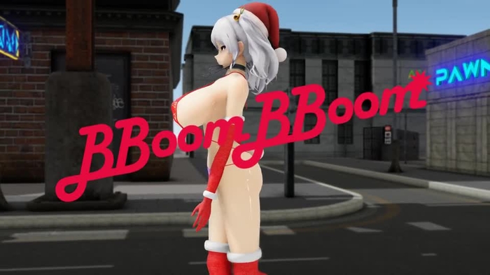 【MMD艦これ】- BBoom BBoom - 「クリスマス 鹿島」
