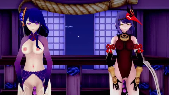 【Koikatu】【恋爱活动】雷电将军 九条裟罗 chocolate cream