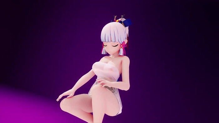 MMD〜祝金色神里大兔兔///////布料EEVEE ////第八十期