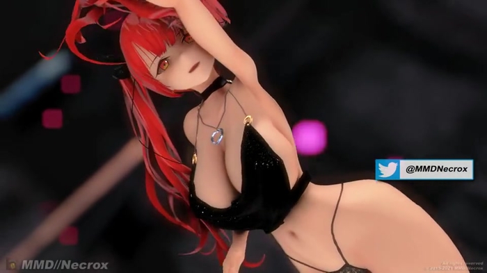 【MMD R-18】KILLER B - Honolulu (Azur Lane)