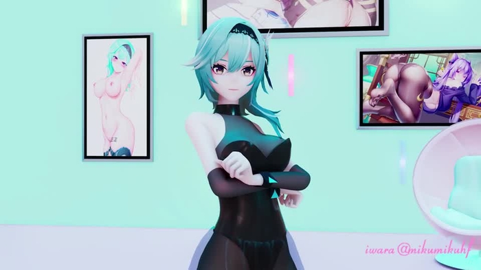 [优菈] Eula 【mister】X【sex】全包黑丝，好涩哦~